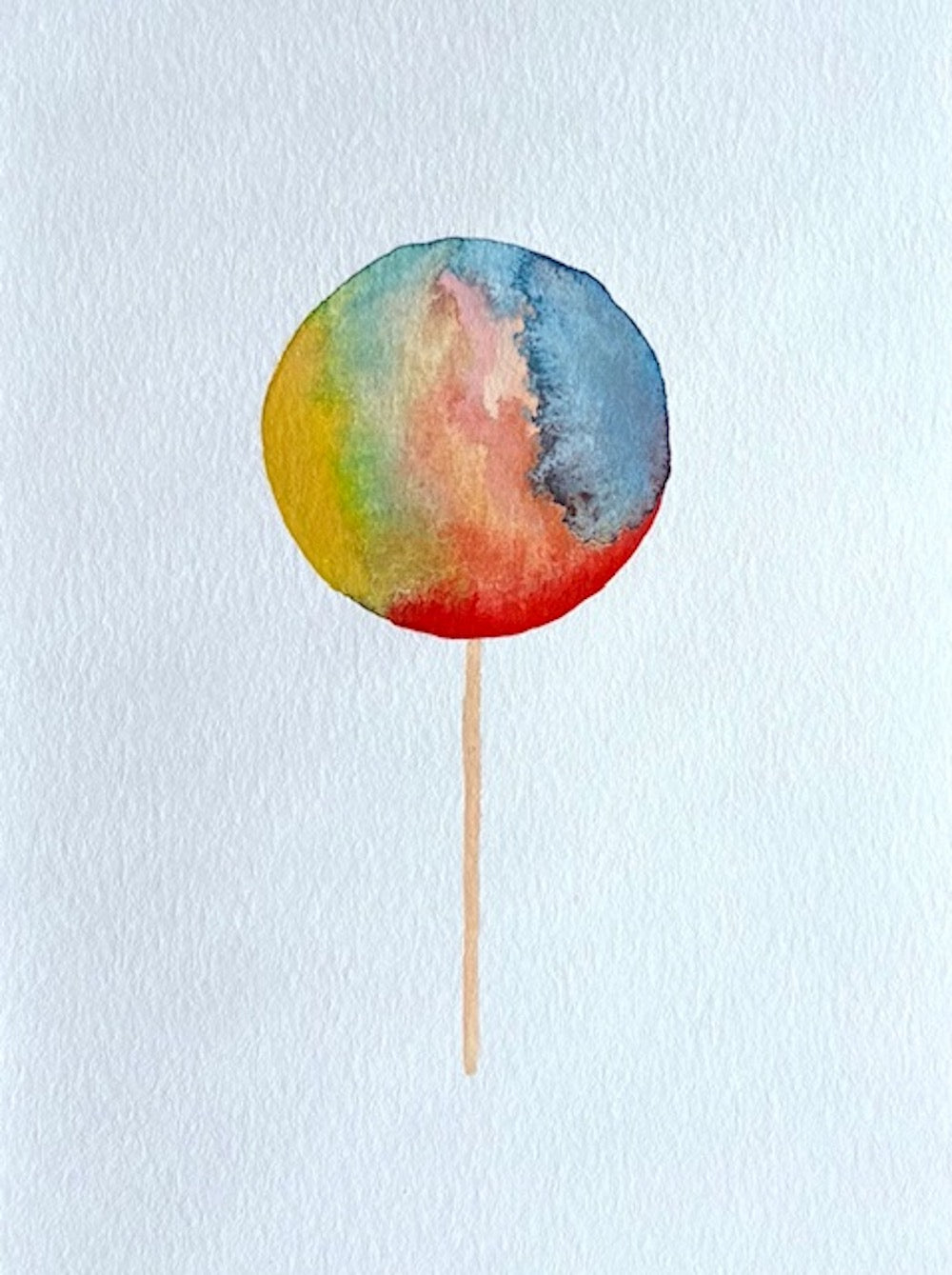 Watercolor balloon greeting card by Blanero - handcrafted in Quebec, Canada
