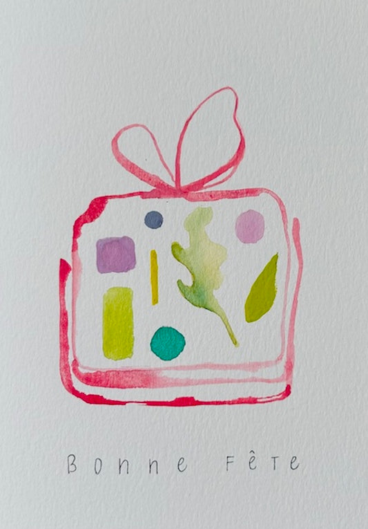 Watercolor gift greeting card by Blanero - handcrafted in Quebec, Canada